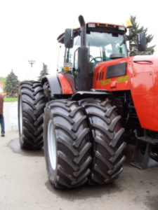 Tractors maintanance at Scher, Bassett & Hames.